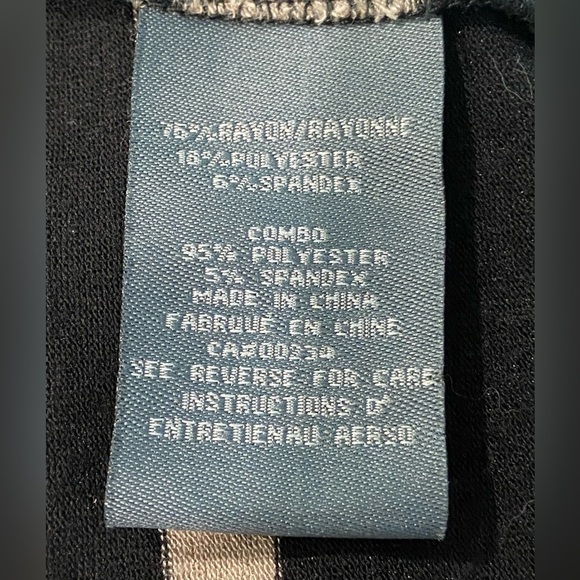 Gabby Skye Black And Beige 3/4 Sleeve Dress Sz 10 - Picture 8 of 16